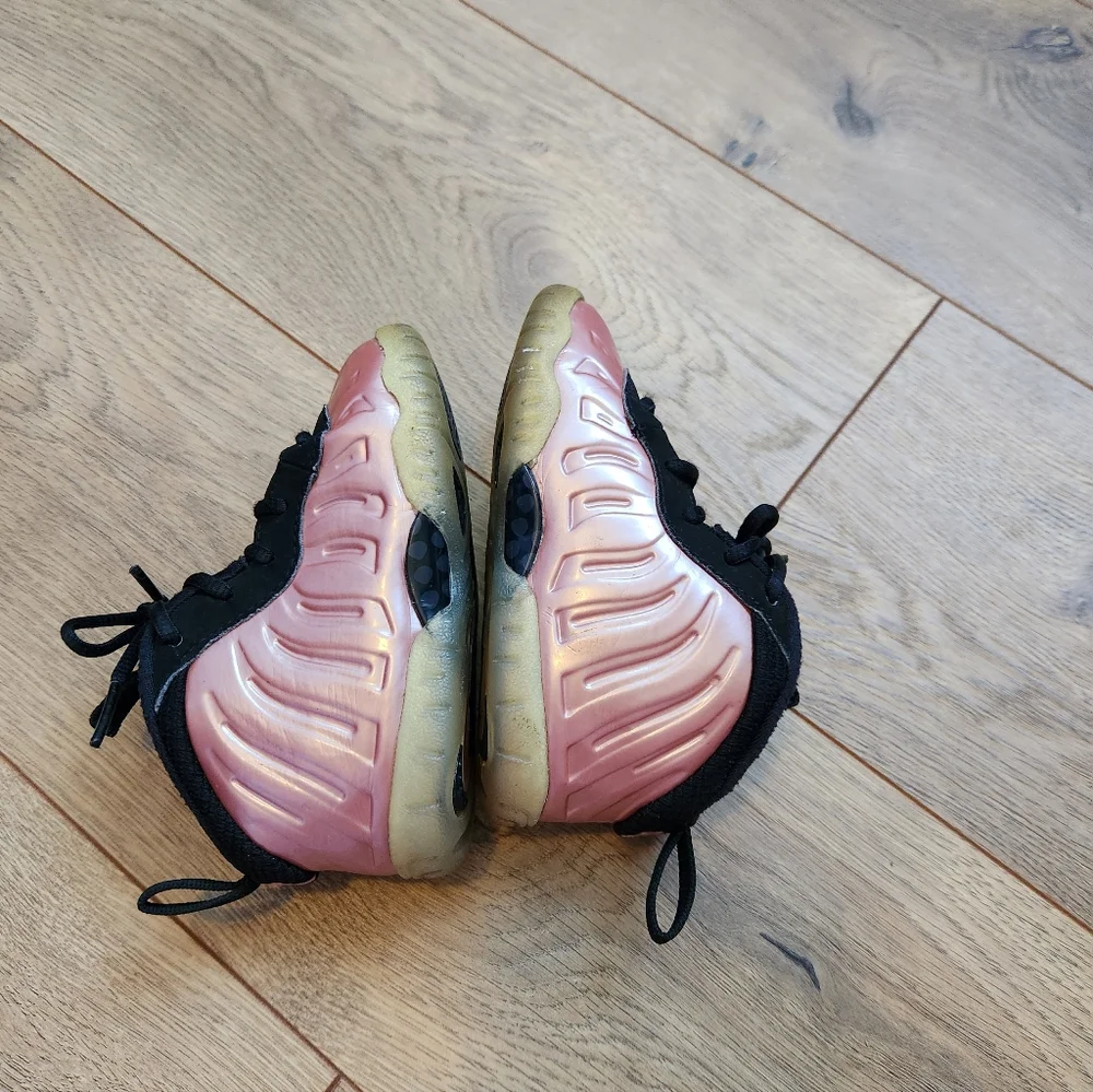 6c Rose Gold Nike Foamposite Sneakers